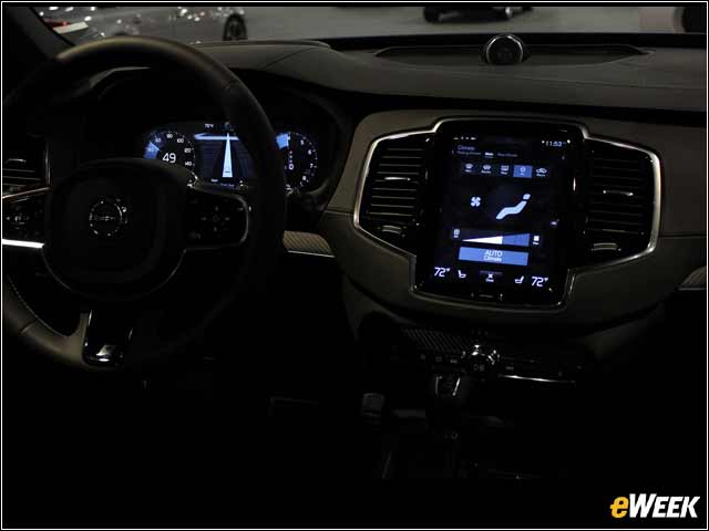 9 - Tablet-Like Touch-Screen in the 2016 Volvo XC90 R-Design Crossover