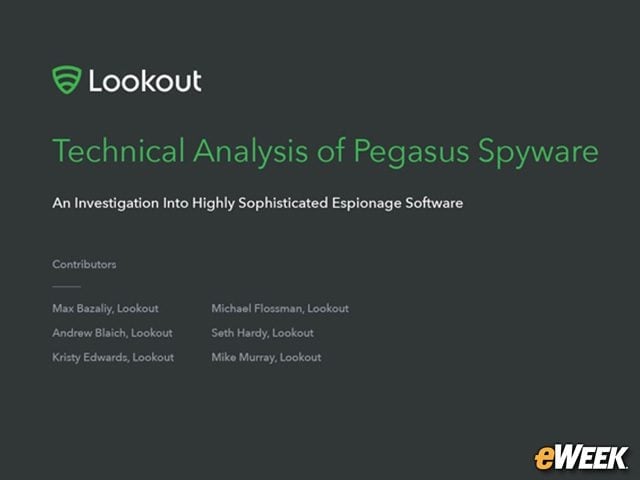 Pegasus Is Actually Privately Developed Malware
