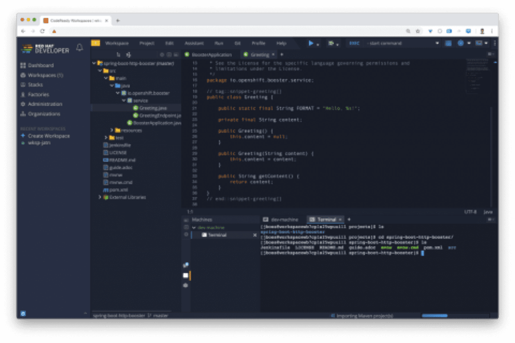 Red Hat CodeReady Workspaces