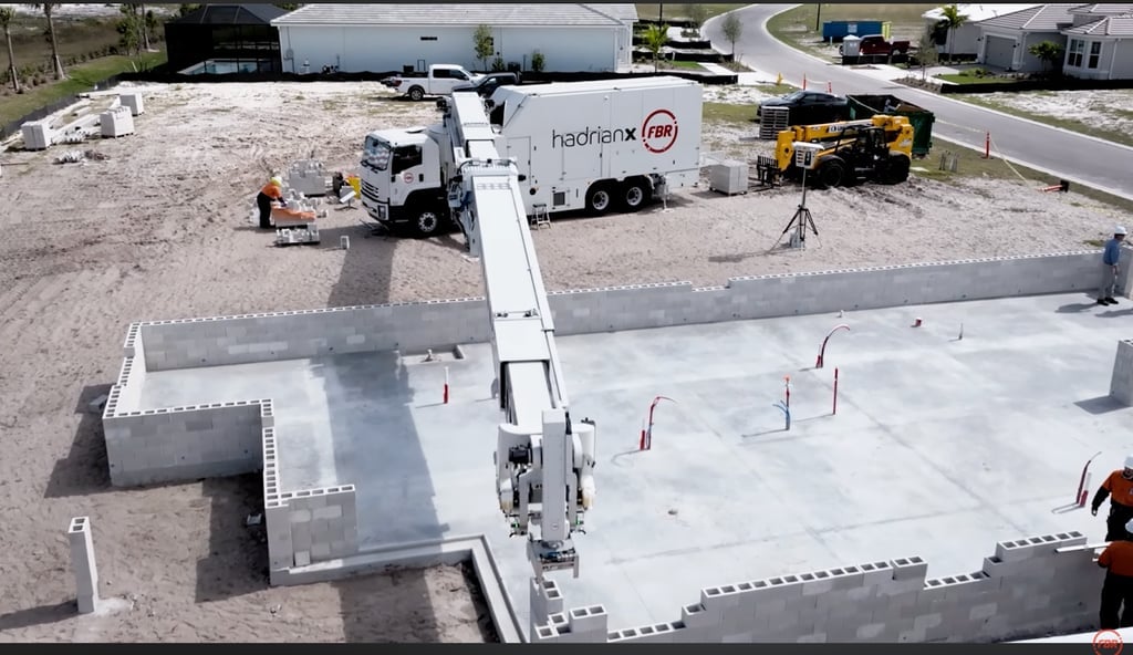 AI robot for building and construction.