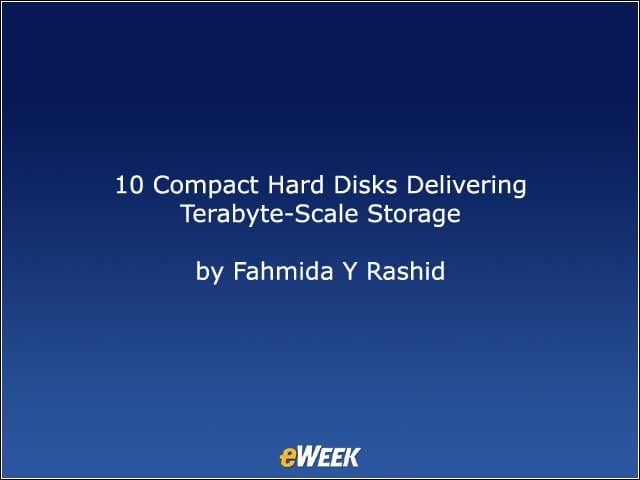 10 Compact Hard Disks Delivering Terabyte-Scale Storage