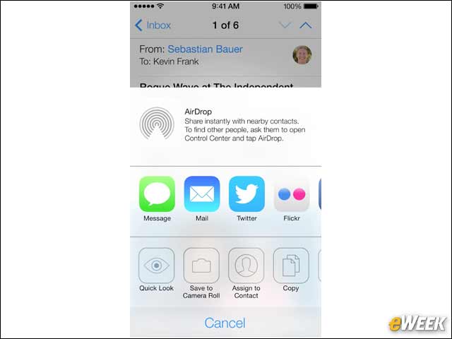 7 - Full AirDrop Support
