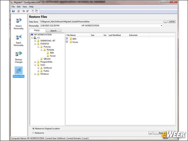 11 - Migrate7 Works as Backup Application