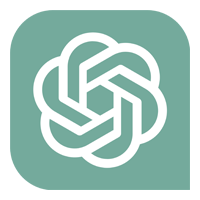 ChatGPT logo.