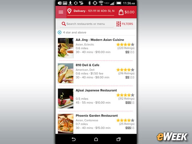 Order Your Food Through GrubHub