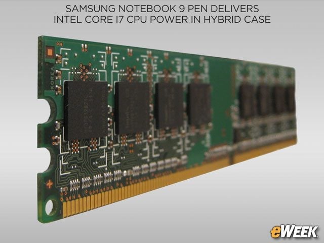 There's Plenty of Memory, Storage Onboard