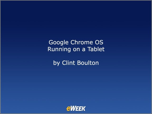 Google Shows Off Chrome OS Tablet Mockup
