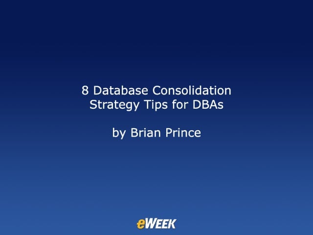 8 Database Consolidation Strategy Tips for DBAs
