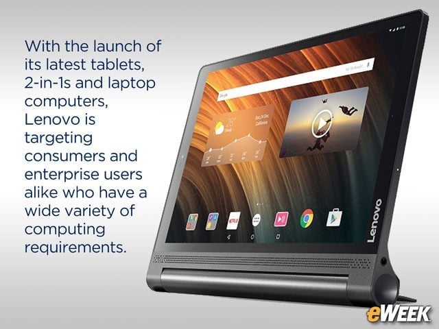 Lenovo's Latest Tablets, Laptops, 2-in-1s Offer Wide Range of Choices