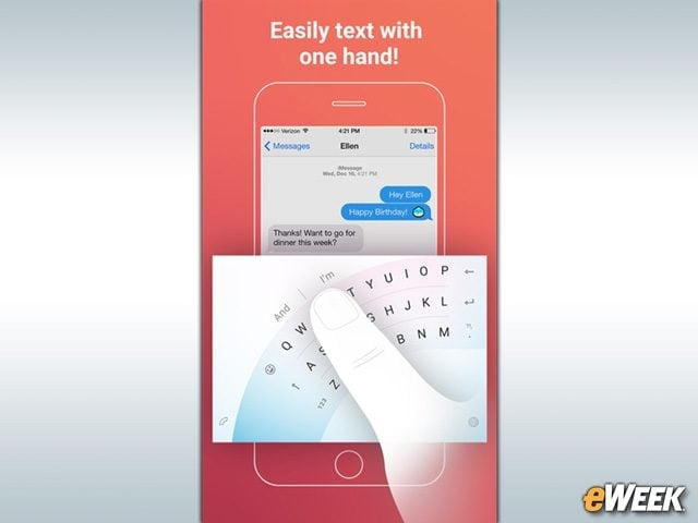 It's All About One-Handed Typing With Word Flow