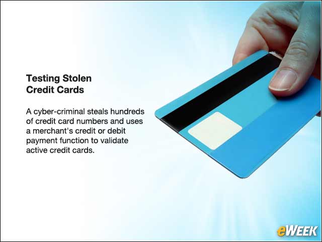 6 - Testing Stolen Credit Cards