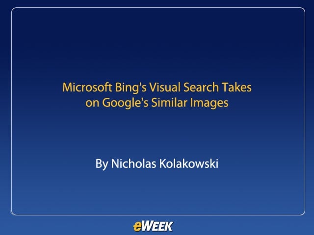 Microsoft Bing’s Visual Search Takes On Google’s Similar Images