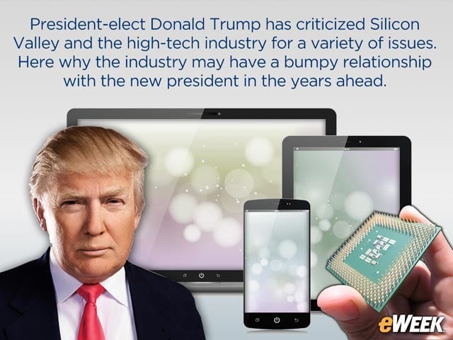 Why Donald Trump and Silicon Valley Don't See Eye to Eye