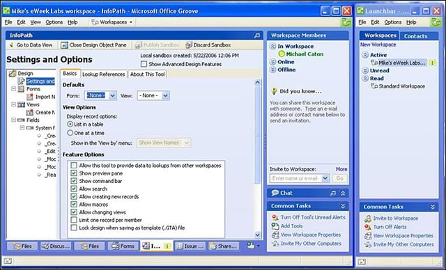 eWEEK Labs Walk-Through: Collaboration Drives Office 2007