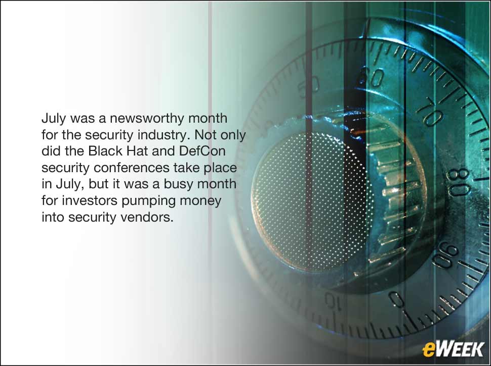 1 - 12 Security Startups That Raised New Funding in July 2017