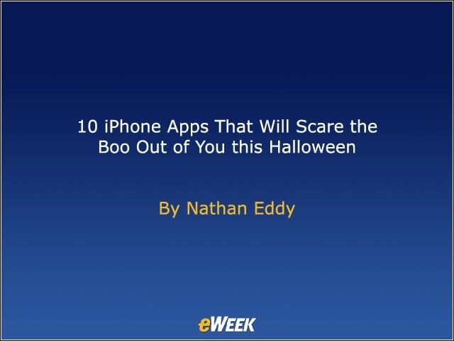 10 iPhone Apps That Will Scare the Boo Out of You This Halloween