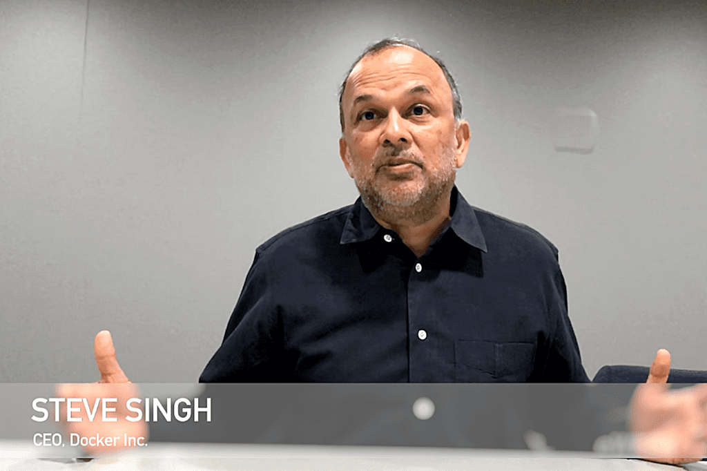 Steve Singh Docker CEO