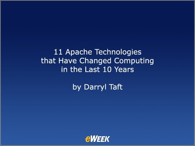 11 Apache Technologies that Have Changed Computing in the Last 10 Years