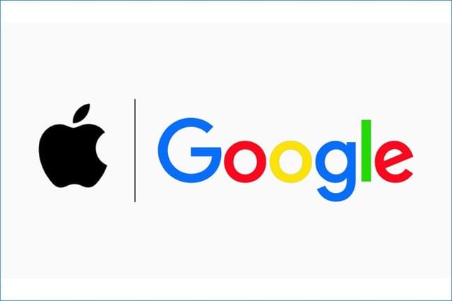 Apple.Google.logos