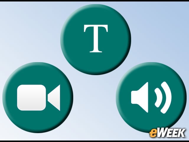 It Should Include Text, Voice and Video Features