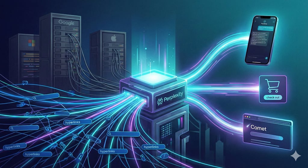 Perplexity AI supporting several platforms for research.