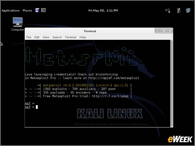 4 - Metasploit Provides a Penetration Testing Framework