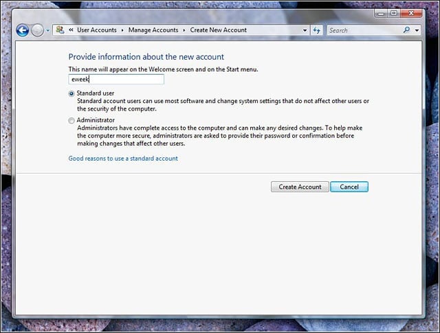 eWEEK Labs Walk-Through: Vista Build 5381