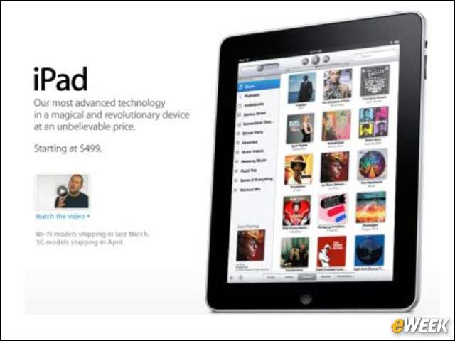 11 - 2010: iPad Takes a Bow