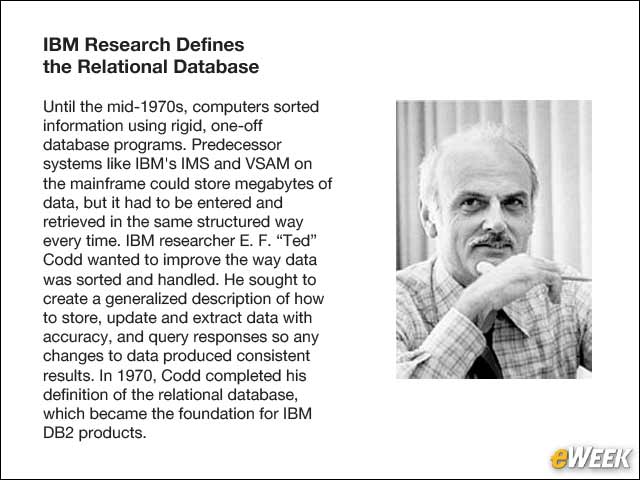 4 - IBM Research Defines the Relational Database