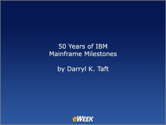 50 Years of IBM Mainframe Milestones