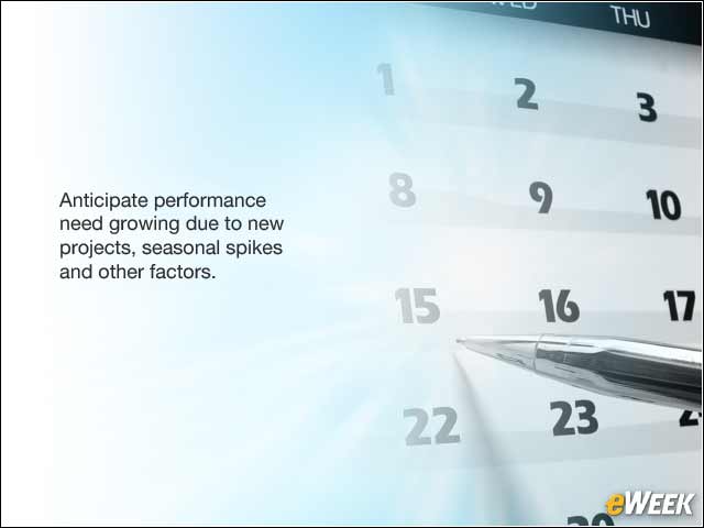 11 - Anticipate Storage Capacity Needs at Least Three Years Out