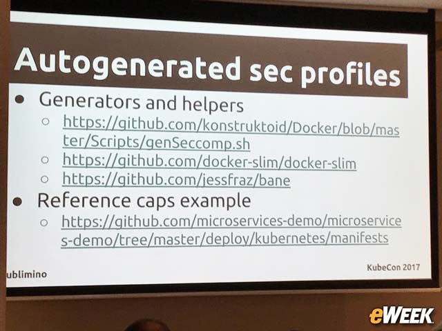 Generating Automated Security Profiles for Containers