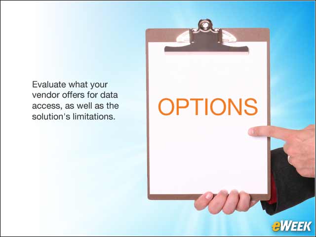 3 - Know Your Cloud Vendor's Integration Options Before You Buy