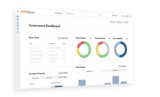 Alation Data Governance - data governance dashboard