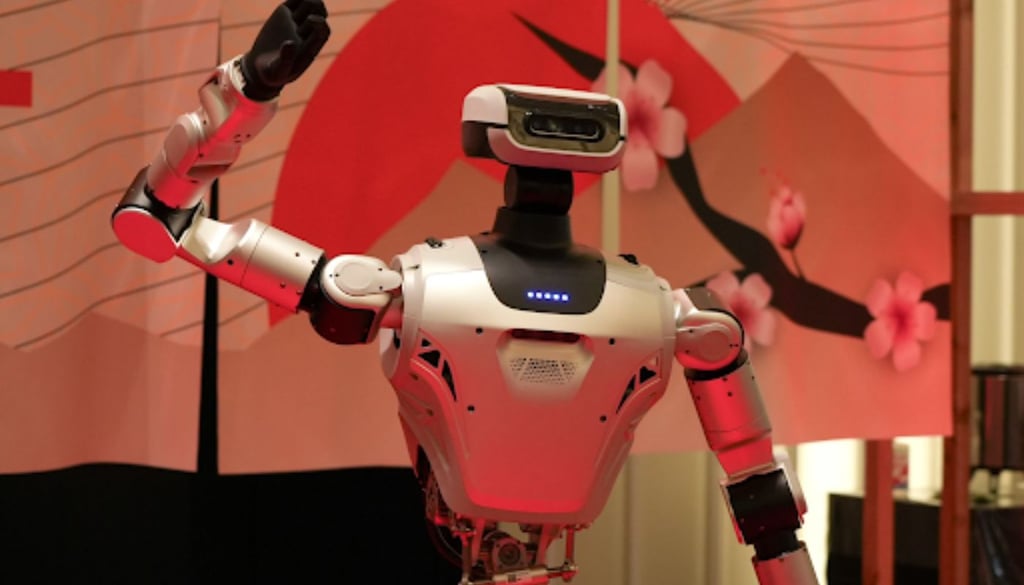 humanoid robot waving
