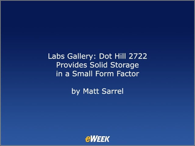 Labs Gallery: Dot Hill 2722 Provides Solid Storage in a Small Form Factor