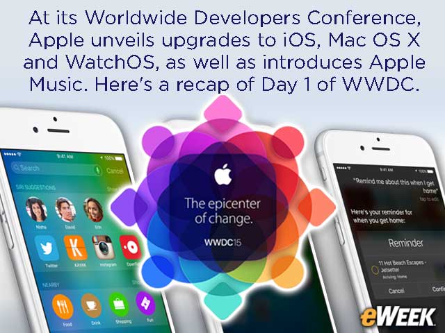 iOS 9, OS X El Capitan, Apple Music Headline WWDC Kickoff