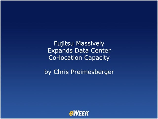 Fujitsu Massively Expands Data Center Co-location Capacity