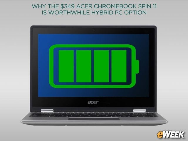 Acer Claims the Spin 11 Delivers All-Day Battery Life