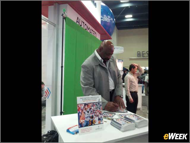 10 - Ed 'Too Tall' Jones Signs Autographs