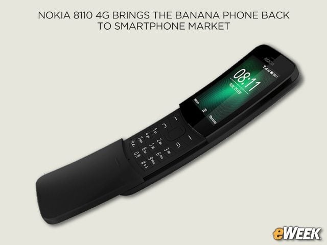 HMD Global Goes for Nostalgia Market With Nokia 8110 4G 'Banana Phone'