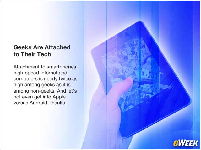 8 - Geeks Are Attached to Their Tech