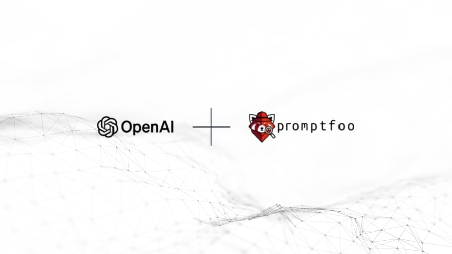 OpenAI and Promptfoo logo.