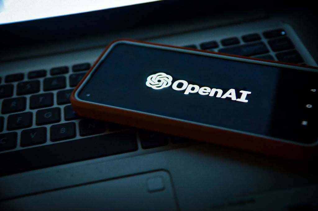 OpenAI app on smartphone.