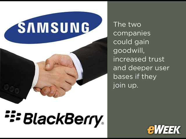 Samsung-BlackBerry Synergies Could Be a Big Boon