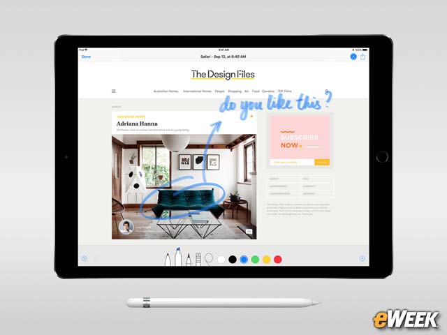 There's Improved iPad Pro Apple Pencil Support