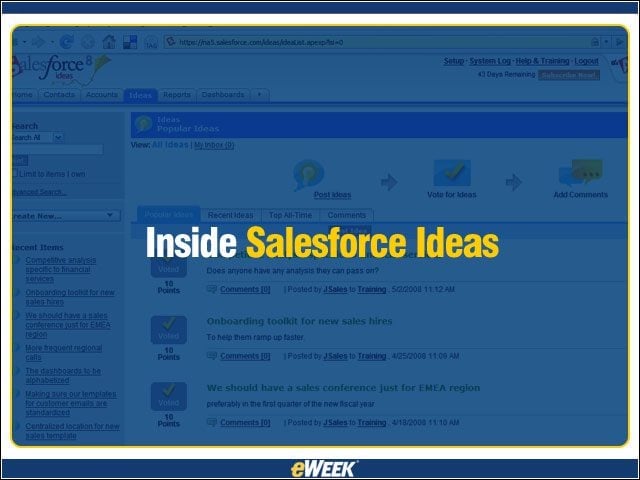 Inside Salesforce Ideas