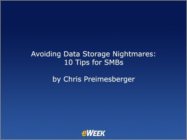 Avoiding Data Storage Nightmares: 10 Tips for SMBs