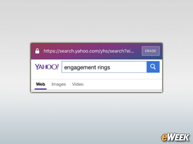 Erase Web Surfing History Entries with a Tap