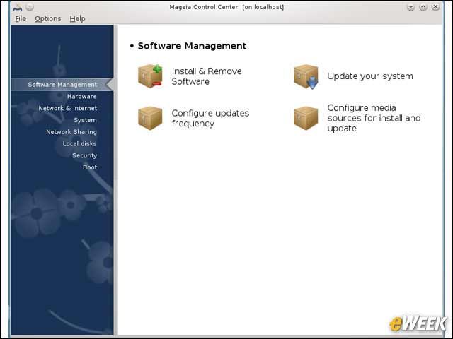 5 - Mageia Control Center Delivers System Configuration Options
